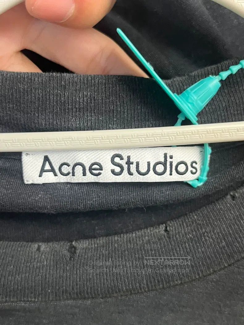 Acne Studios Acne Studios 1996 letter print distressed short-sleeve T-s Size US L / EU 52-54 / 3 - 3 Thumbnail