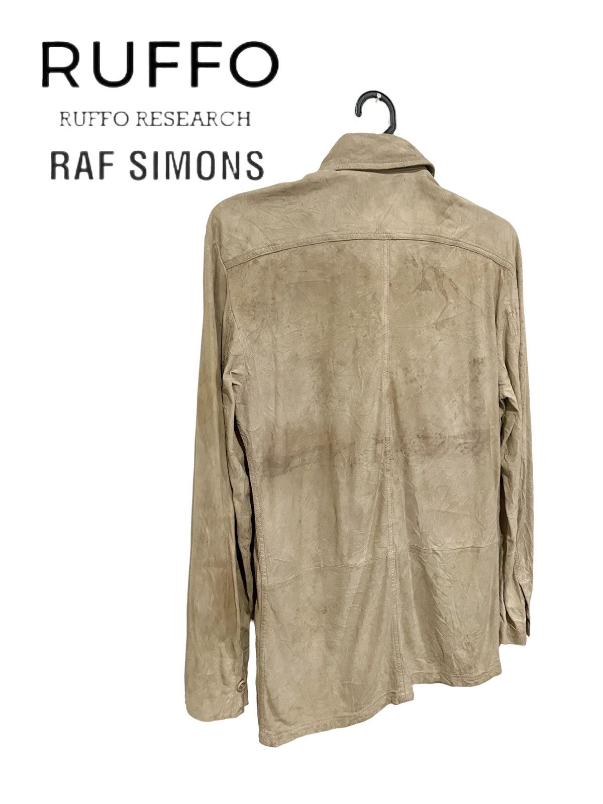 Ruffo Leather Distressed Vintage Style Destroyed Jacket