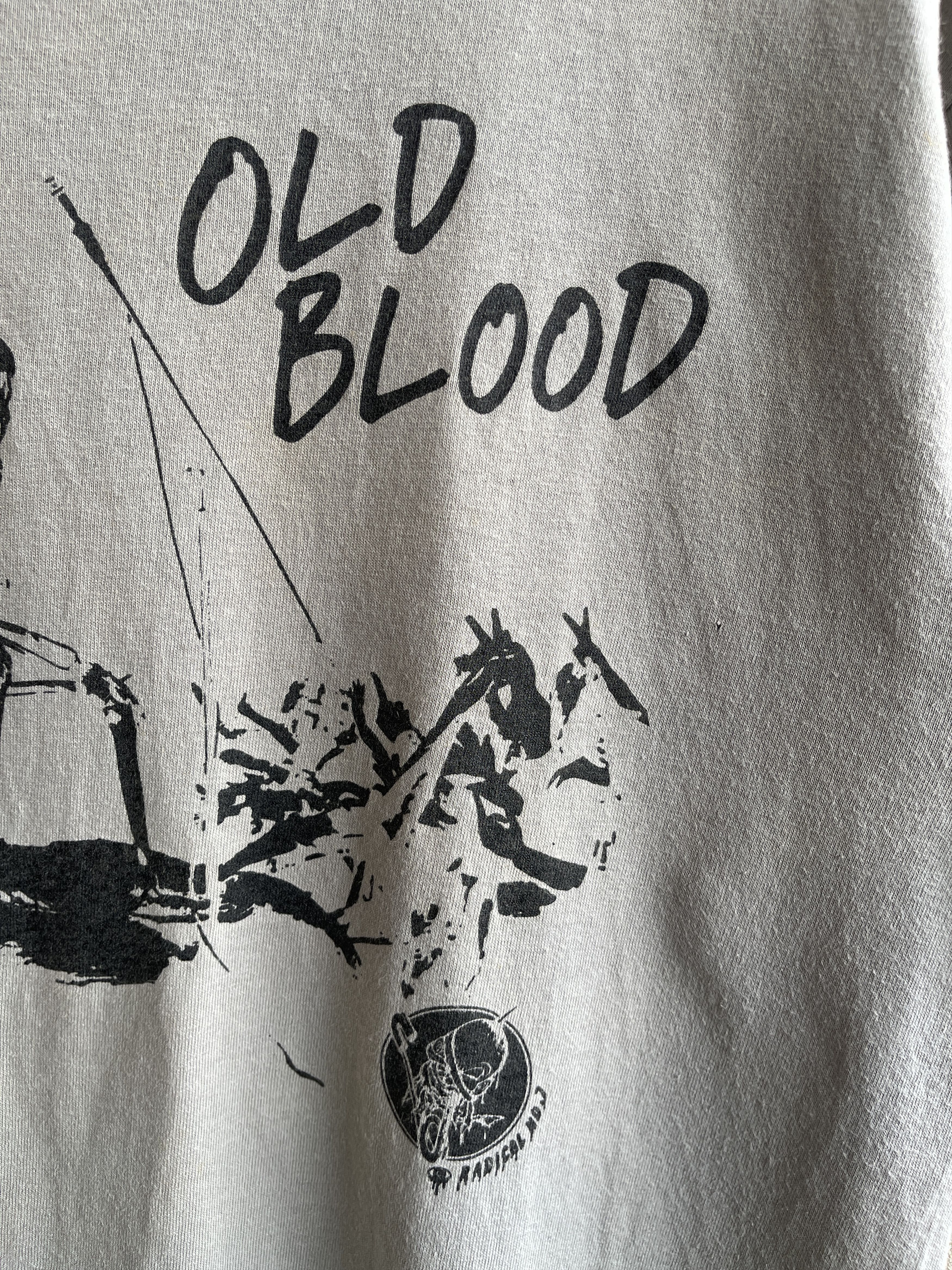 Fuck Art, Make Tees Vintage’90s🔥Skull Old Blood Fuck You Thank You Tshirt Size US M / EU 48-50 / 2 - 8 Thumbnail