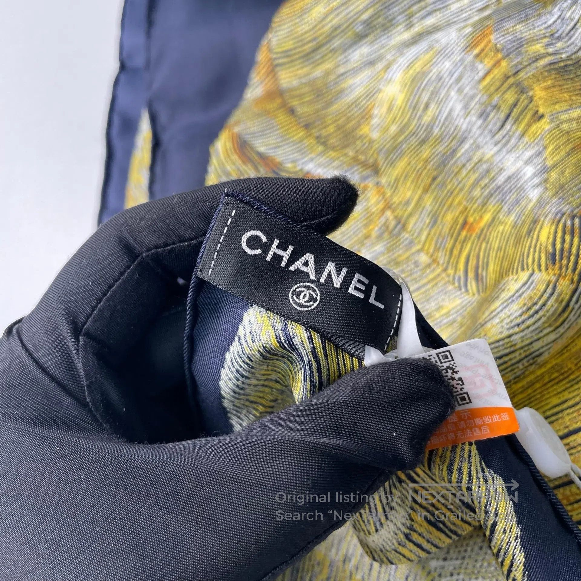 Chanel Chanel Camellia Moon Phase Silk Scarf| Size ONE SIZE - 6 Thumbnail