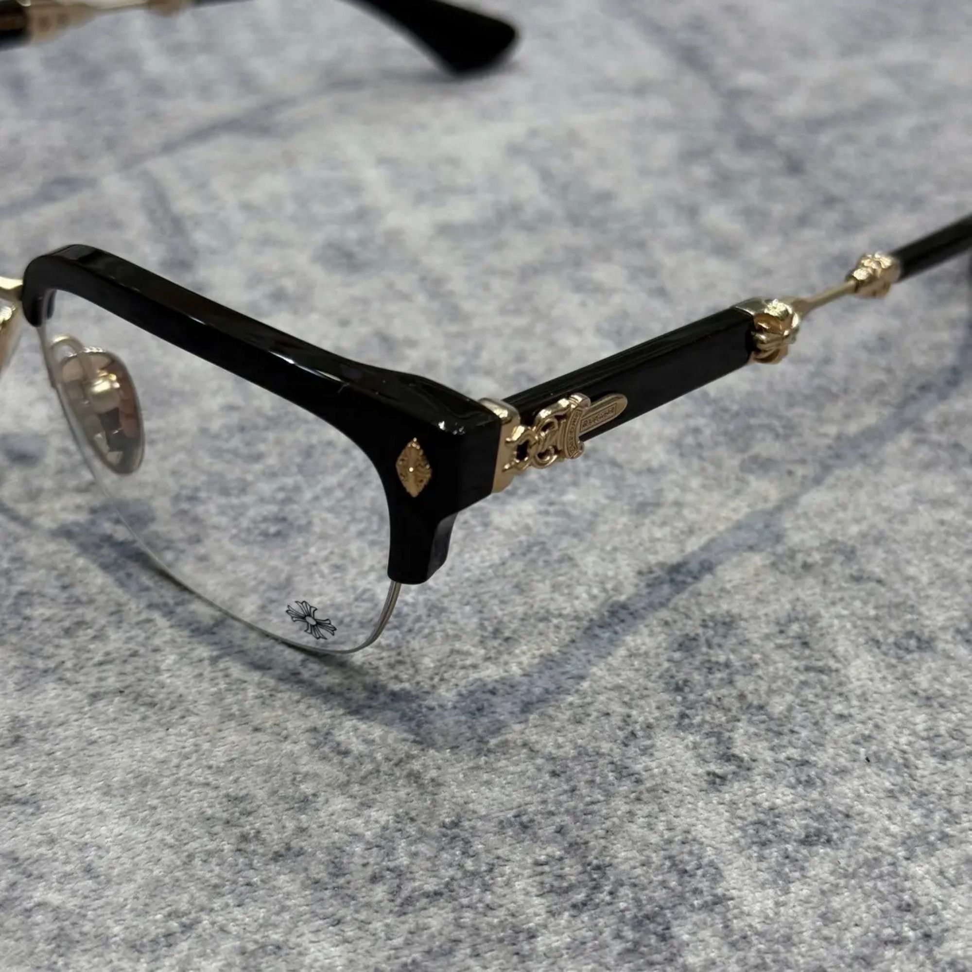Chrome Hearts CHROME HEARTS EVAGILIST Classic Brown/Matte Gold Plated Size ONE SIZE - 2 Thumbnail