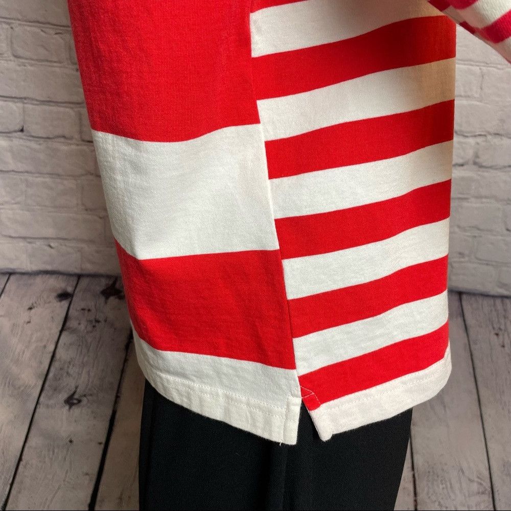 J.Crew J. Crew Colorblock Striped 3/4 Sleeves Top Size S Size S / US 4 / IT 40 - 8 Thumbnail