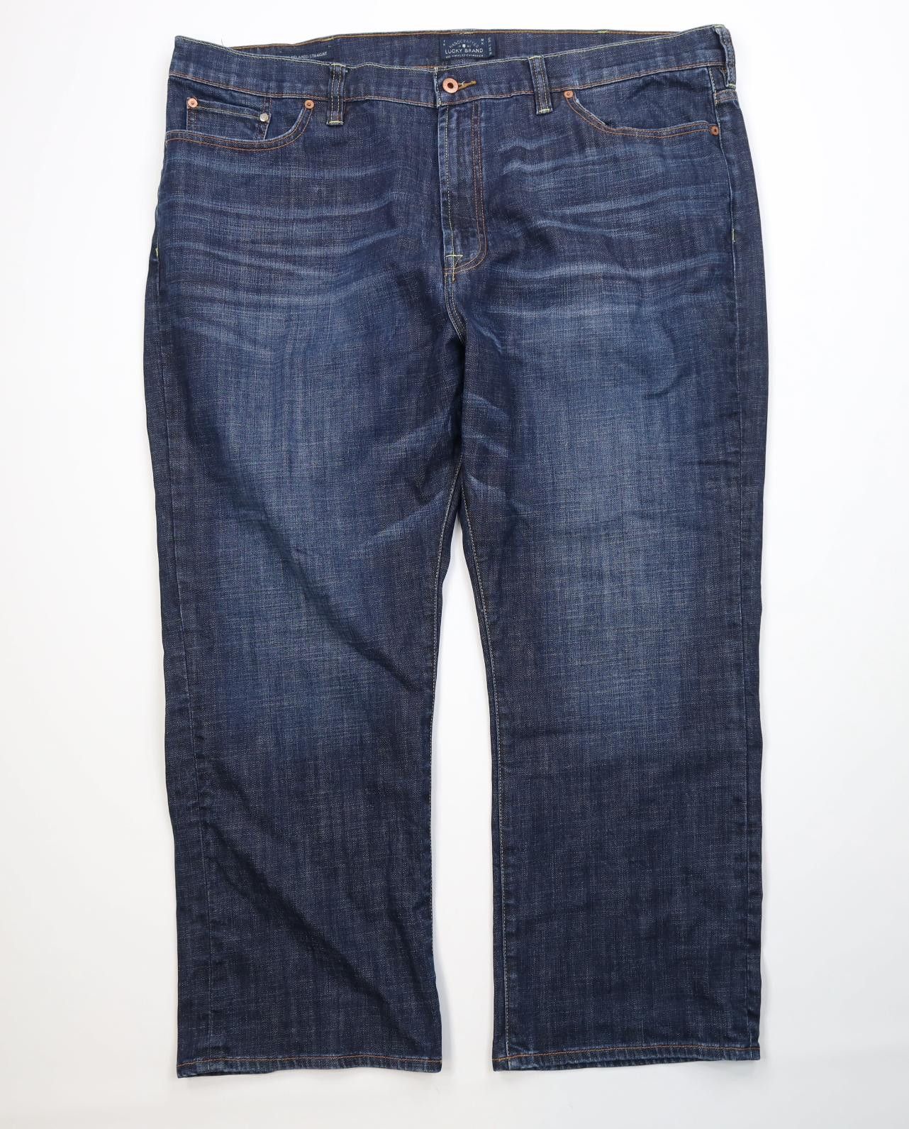 Lucky Brand Vintage Y2K Lucky Brand Relaxed Straight Wide Leg Jeans Blue Size US 44 / EU 60 - 1 Thumbnail