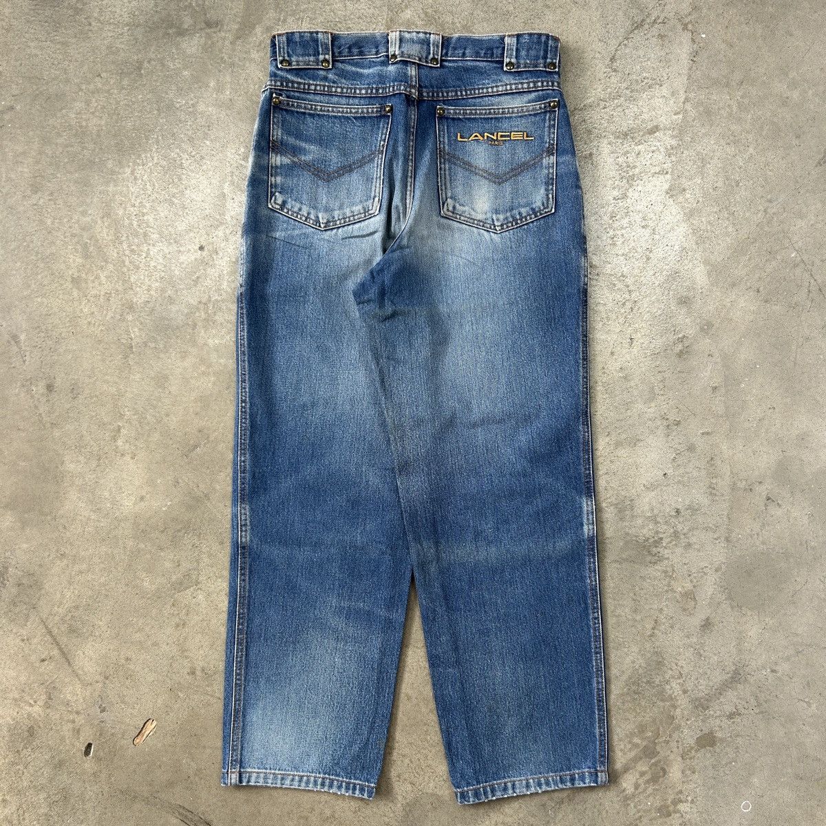 Lancel 1990s Lancel - Baggy Denim Jeans Size US 30 / EU 46 - 19 Thumbnail