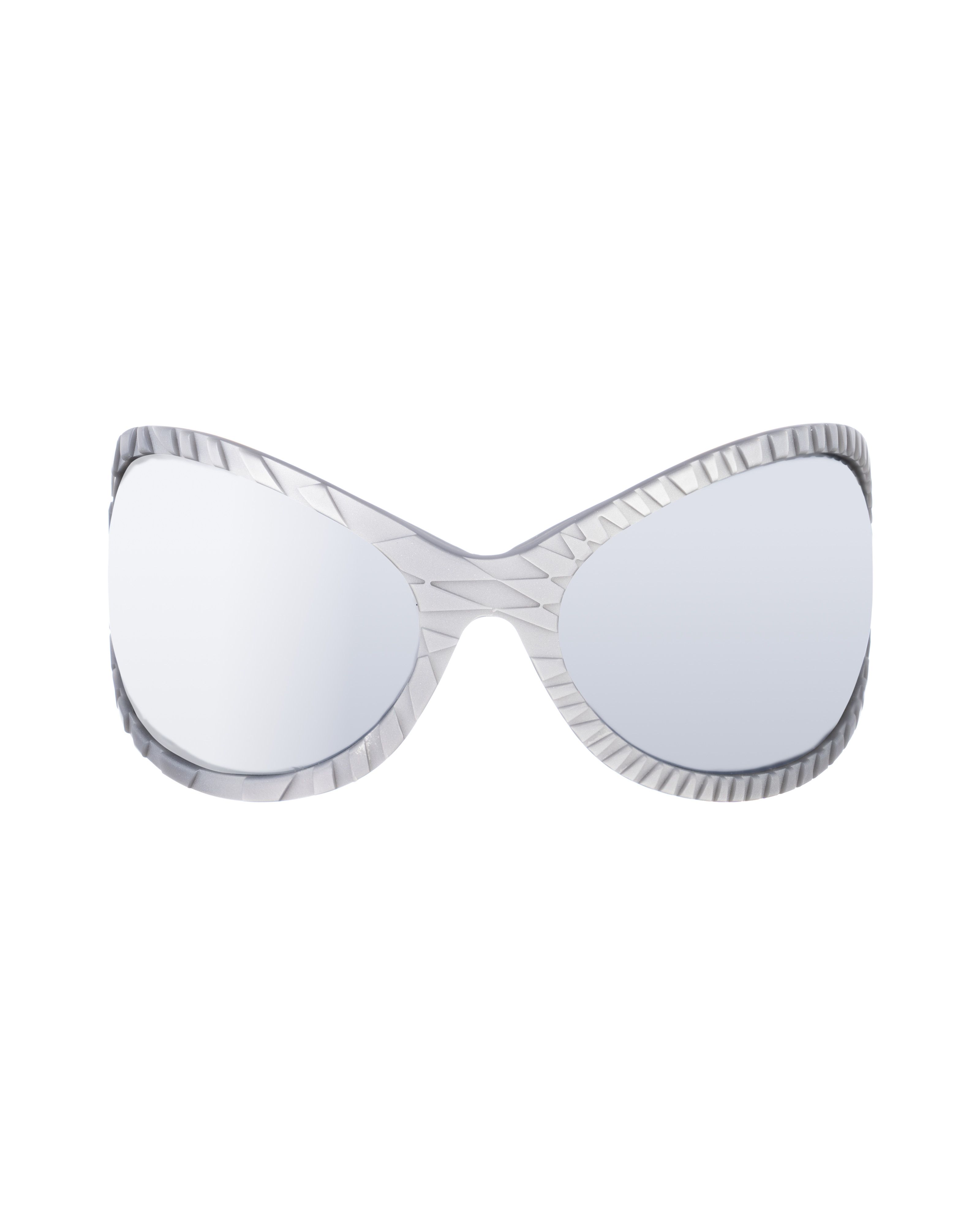 Jeremy Scott Jeremy Scott SS2013 Wraparound Gray Sunglasses Size ONE SIZE - 2 Thumbnail