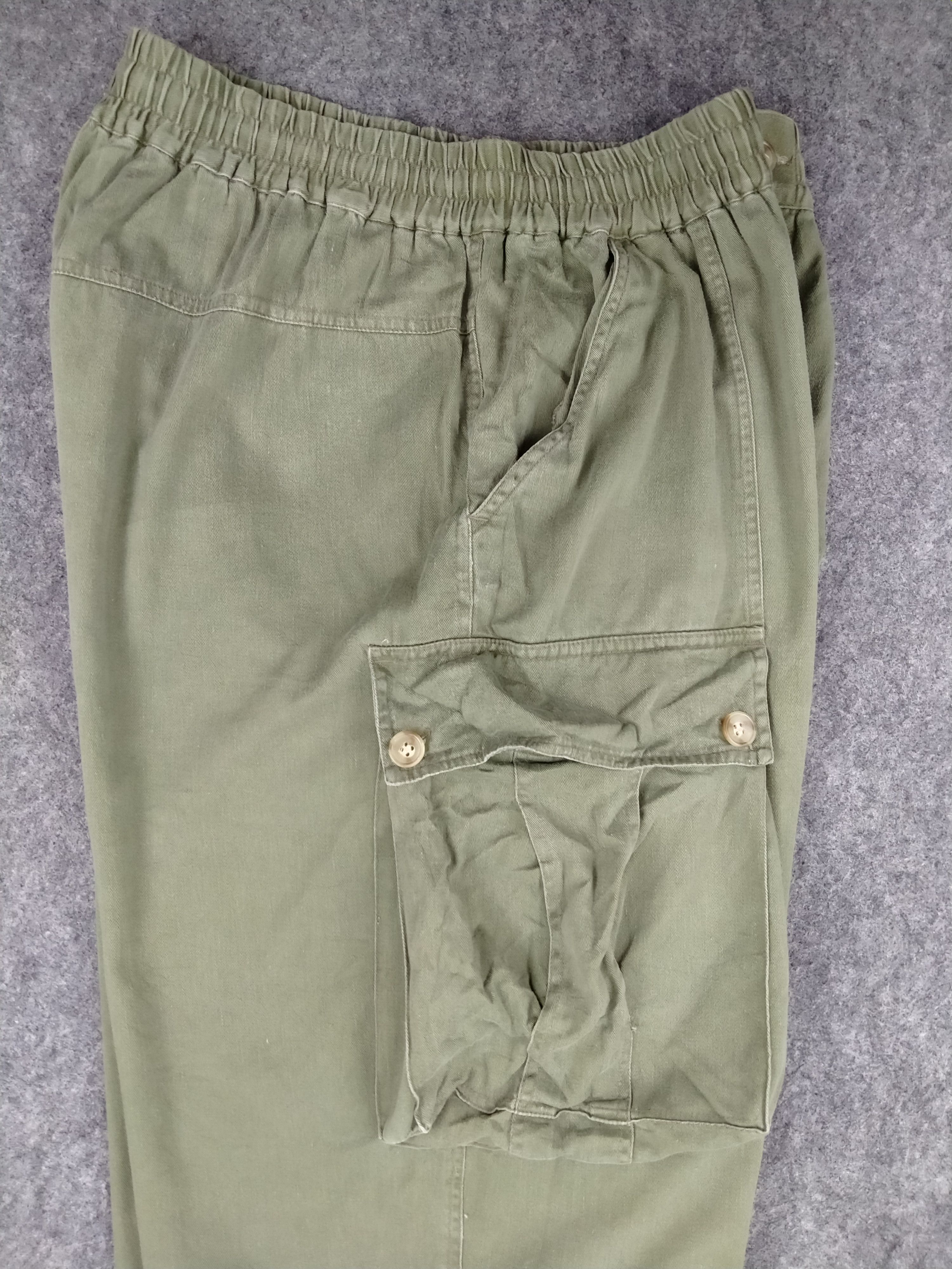 Japanese Brand Elastic/Drawstring Waist Japanese Brand Cargo 30x30.5 -CP084 Size US 30 / EU 46 - 4 Thumbnail