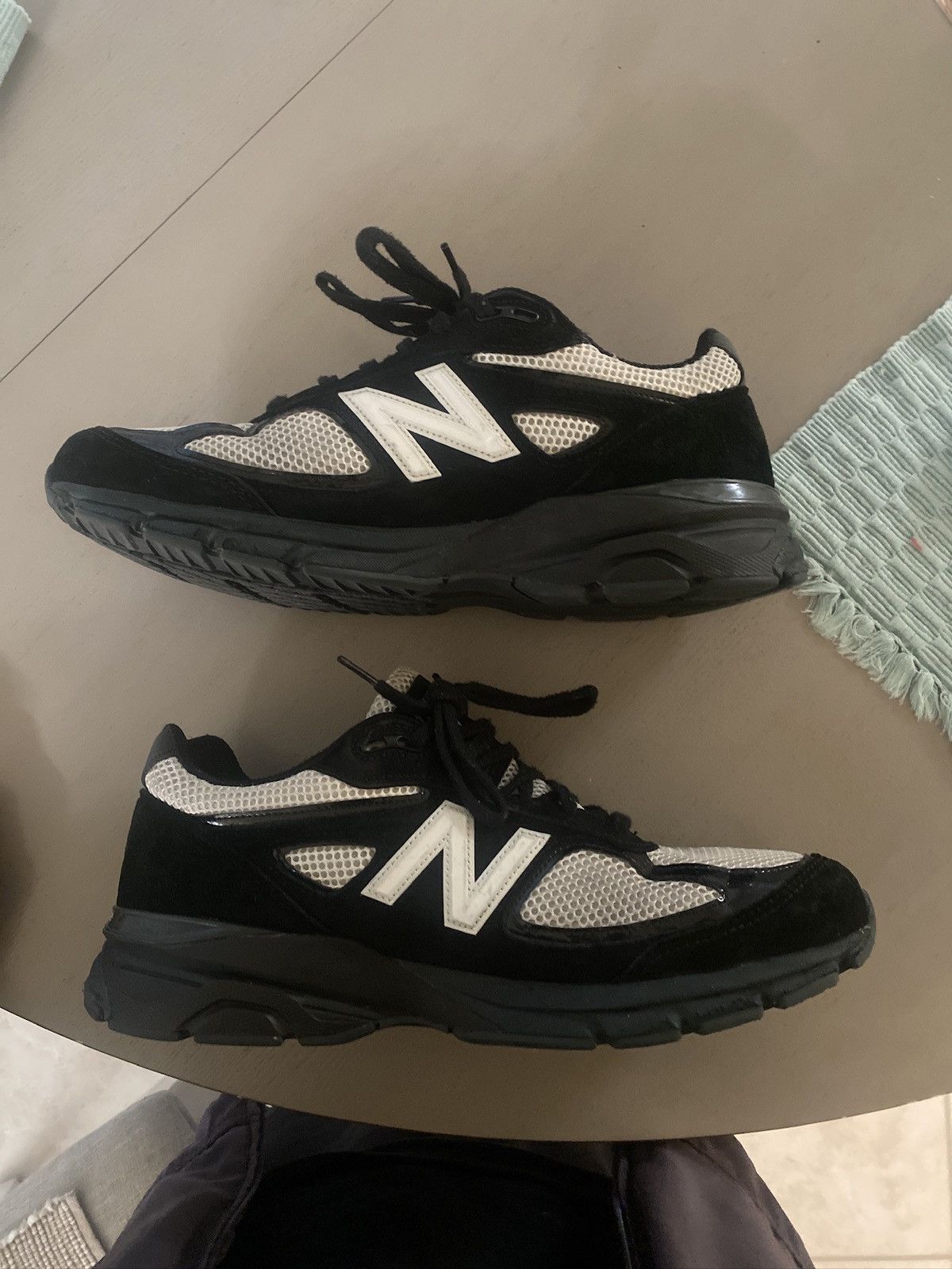 New Balance New Balance jfg joe freshgoods black and white 990v4 Size US 10.5 / EU 43-44 - 4 Thumbnail