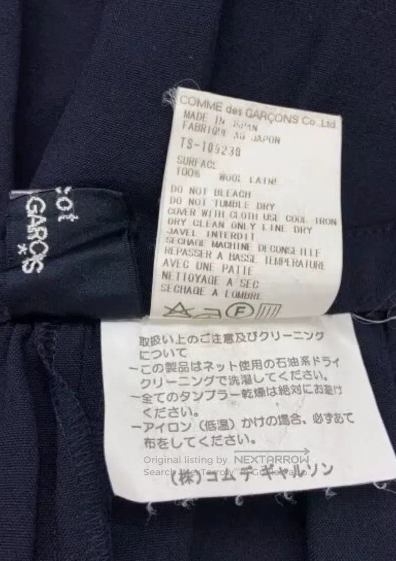 Comme des Garcons Comme Des Garcons size F Wool long skirt Size 25" / US 0 / IT 36 - 4 Thumbnail