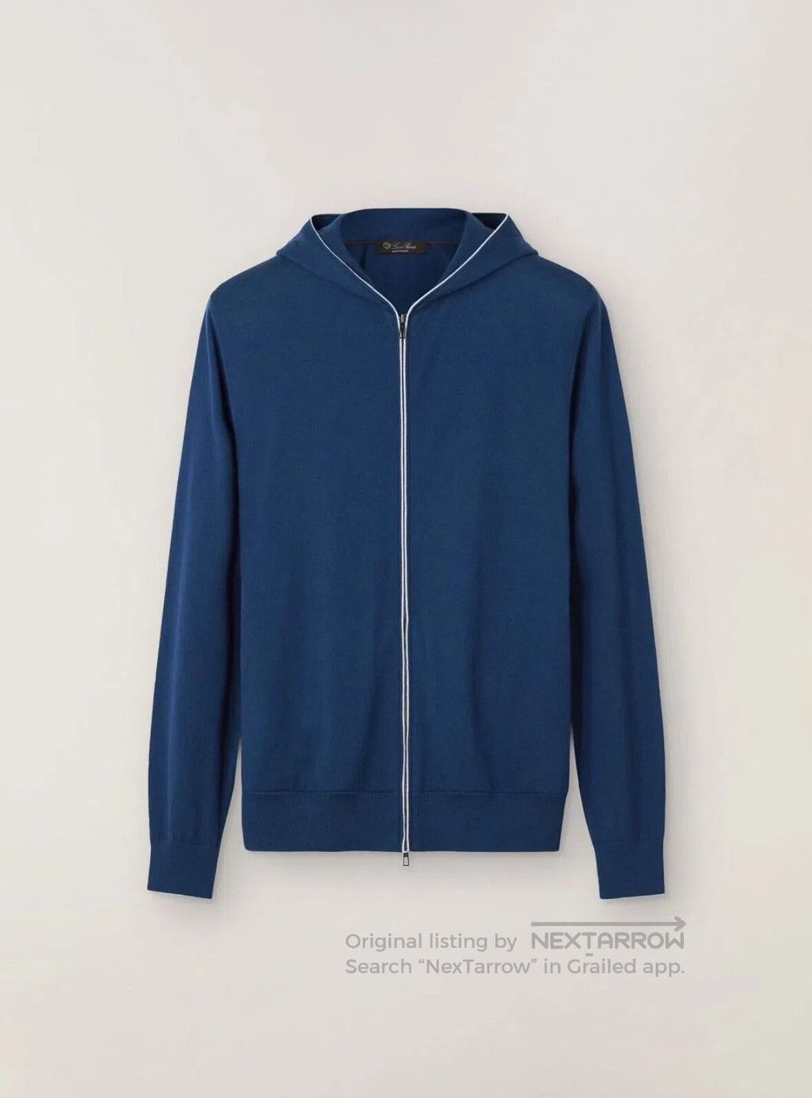 Loro Piana Loro Piana Men's Blue Cardigan Jacket. Size US M / EU 48-50 / 2 - 1 Thumbnail