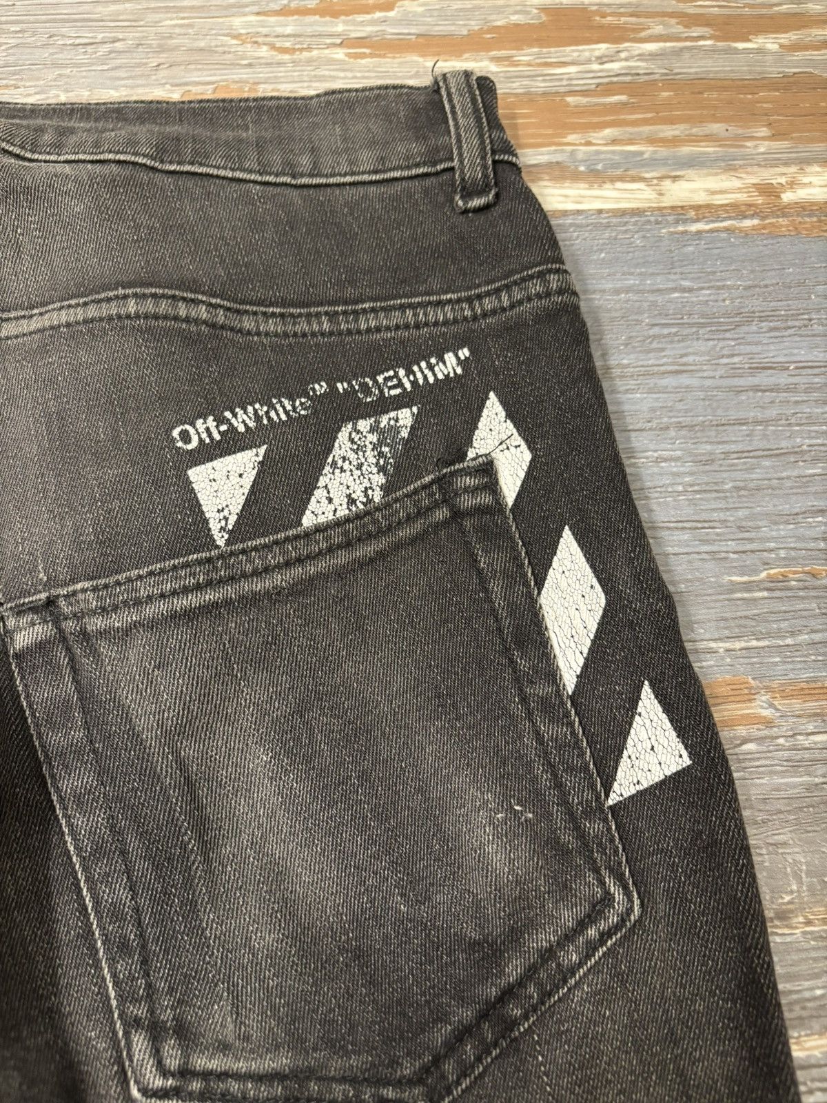 Off-White Off-White Black Denim Jeans Size US 30 / EU 46 - 3 Thumbnail