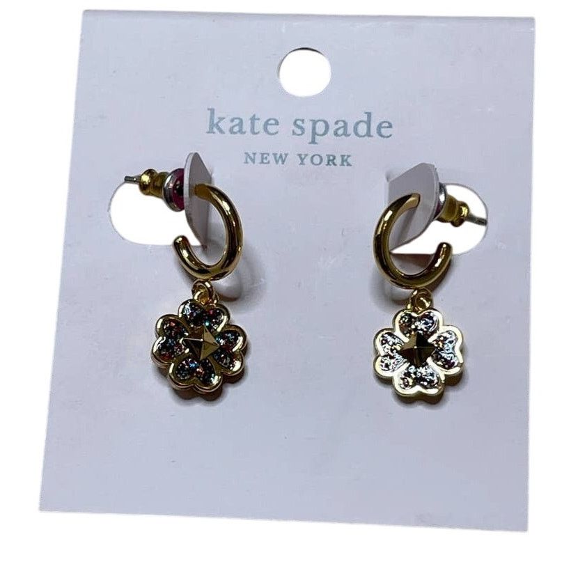 Kate Spade Kate Spade spades & studs enamel huggies Earrings in Multi Size ONE SIZE - 1 Thumbnail