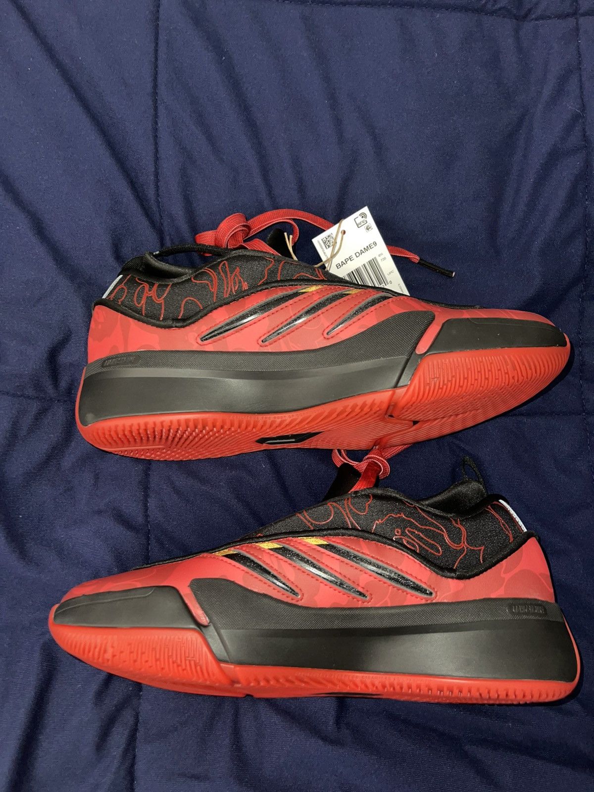 Adidas × Bape BAPE/adidas Dame 9 Size US 7 / EU 40 - 2 Thumbnail