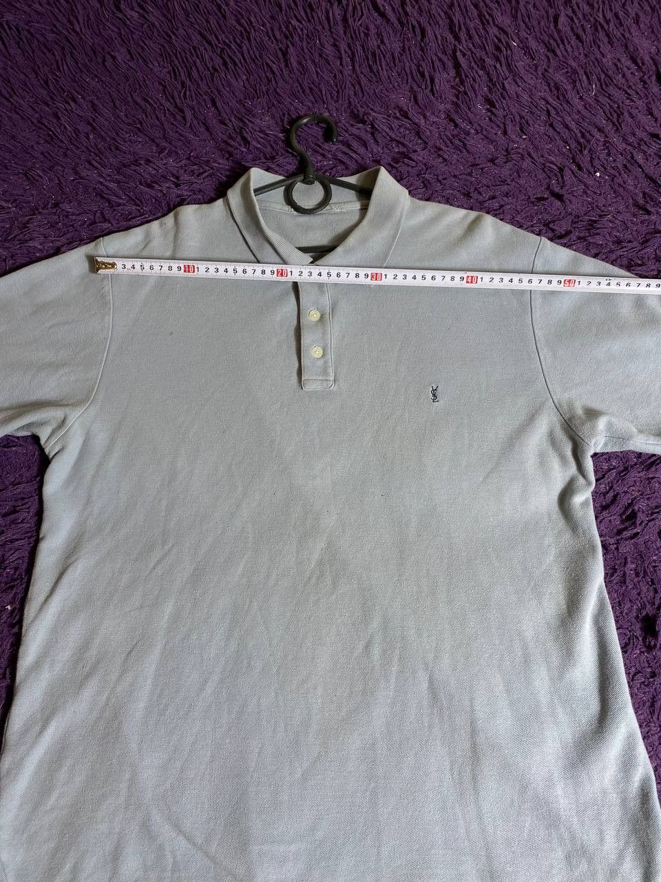 Vintage × Yves Saint Laurent Polo YSL Tee shirt big logo Yves Saint Laurent Size US XL / EU 56 / 4 - 15 Thumbnail