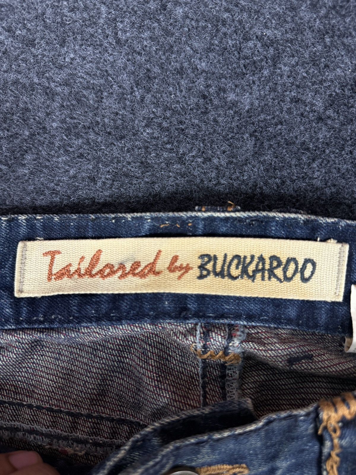 Japanese Brand Vintage Rare Design Distressed Denim Buckaroo Jeans Size US 32 / EU 48 - 5 Thumbnail