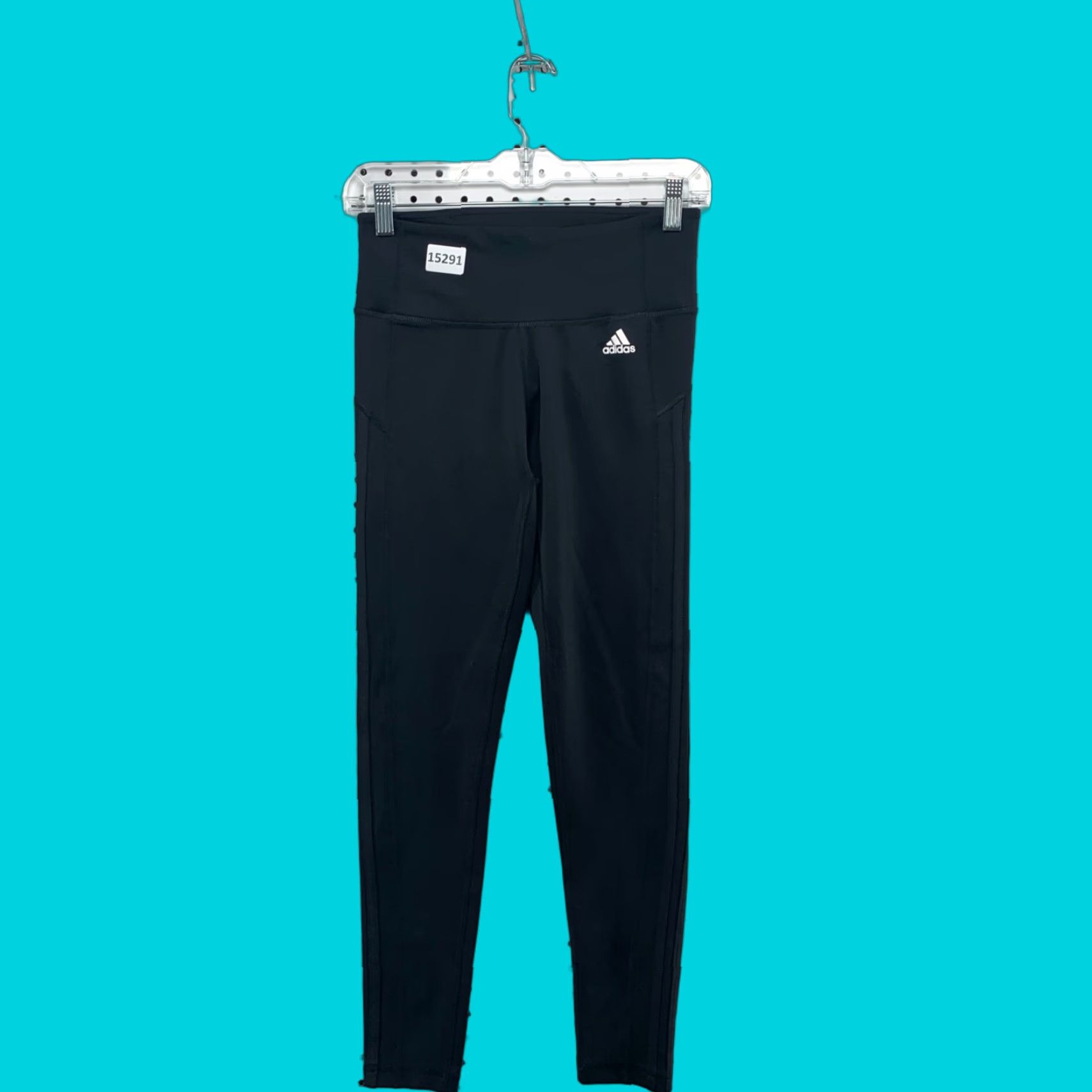 Adidas Adidas Leggings Womens Small Black Climalite Capri Breathable Ladies 26X25 Size 28" / US 6 / IT 42 - 1 Thumbnail