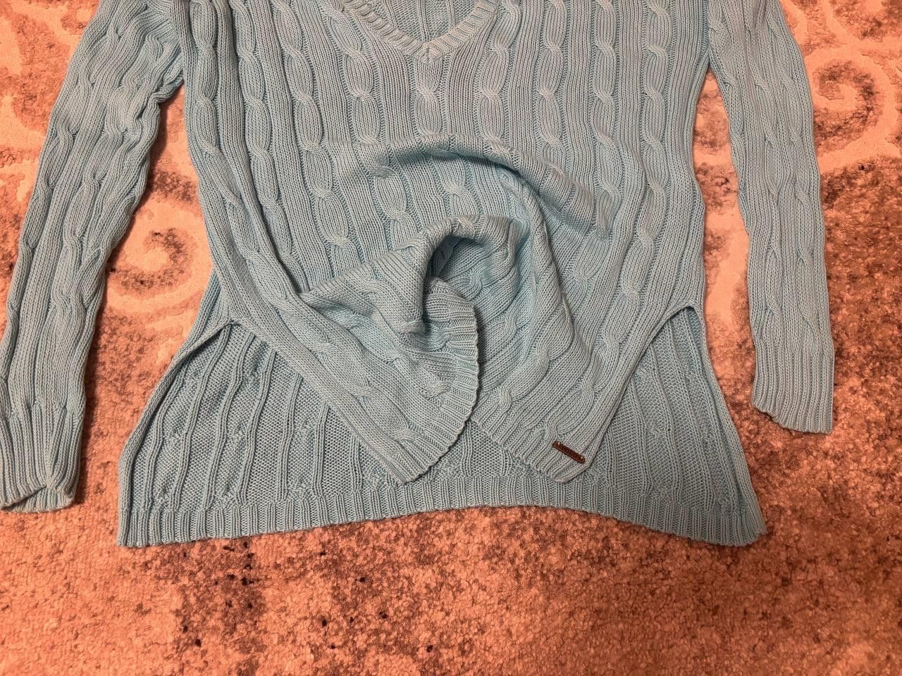 Polo Ralph Lauren Polo Ralph Lauren Women's sweater turquoise, chunky knit Size XS / US 0-2 / IT 36-38 - 13 Thumbnail