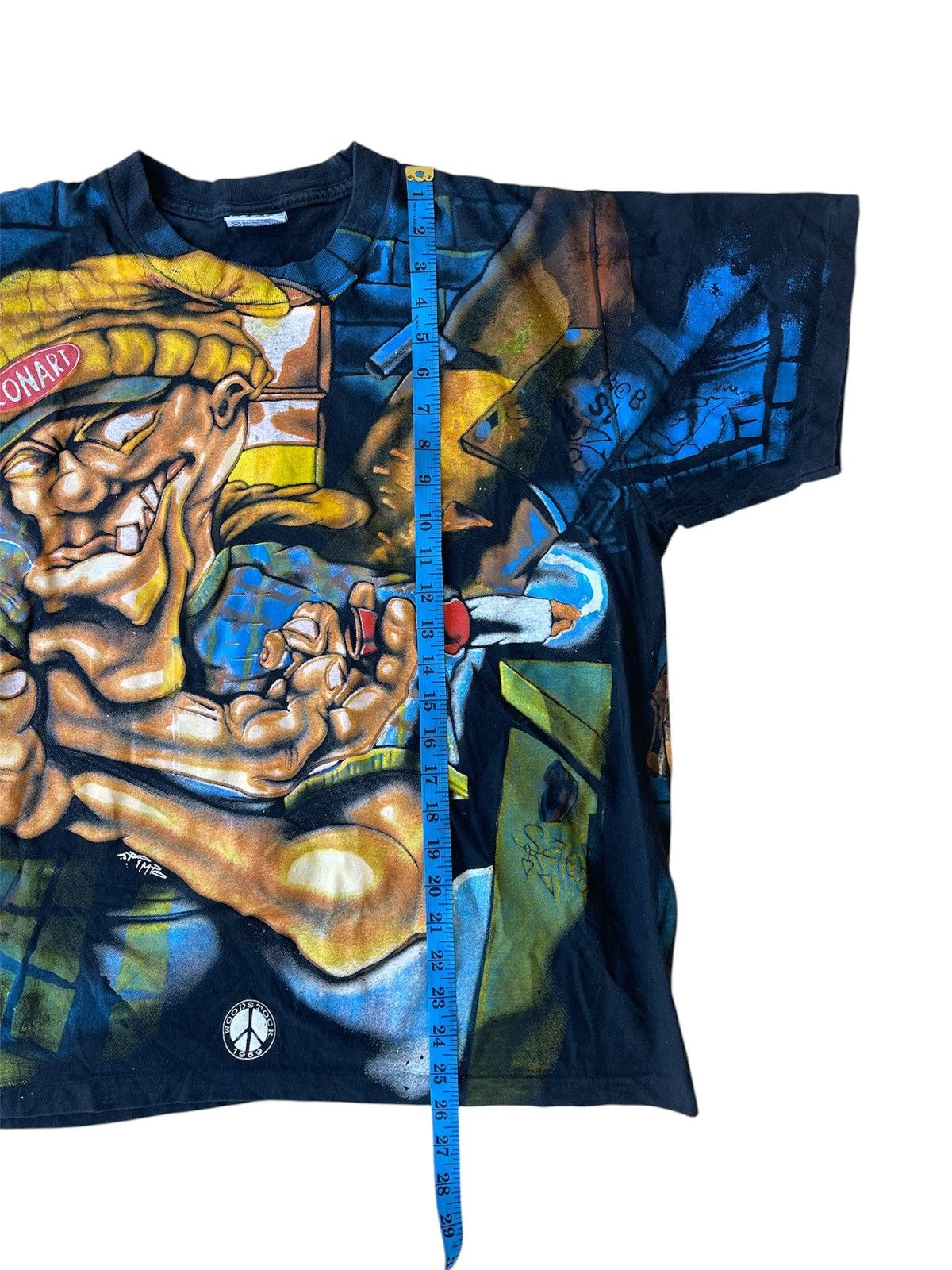 Vintage Vintage 90s CONART Kray One Graffitti AOP Bootleg Size US M / EU 48-50 / 2 - 14 Thumbnail