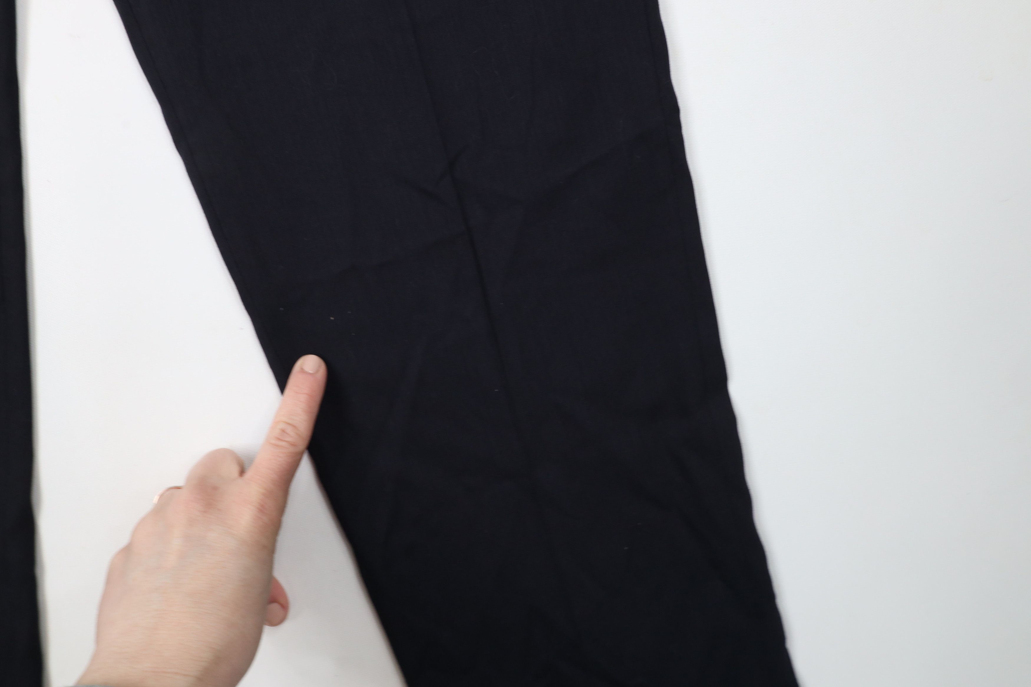 Vintage Vintage 90s Streetwear Wool Pleated Cuffed Chino Pants Blue Size US 30 / EU 46 - 6 Thumbnail