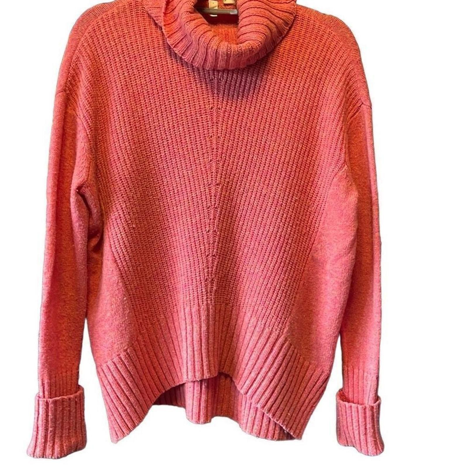 Designer Anthropologie Moth peachy pink sweater size s Size S / US 4 / IT 40 - 3 Thumbnail