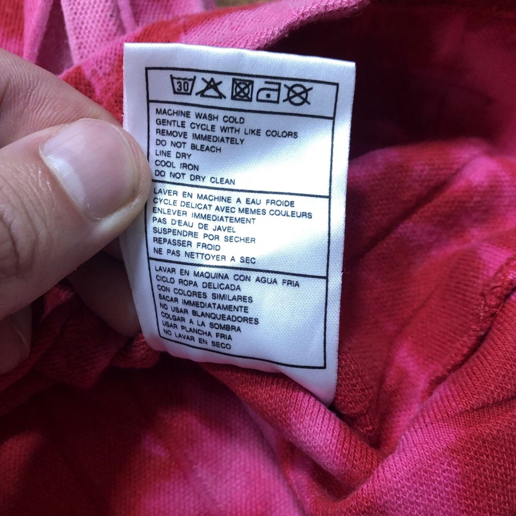 Nike VINTAGE Nike Polo Shirt L Acid Wash Tie Dye Red 1 Of 1 Custom Golfing Mens Size US L / EU 52-54 / 3 - 7 Thumbnail