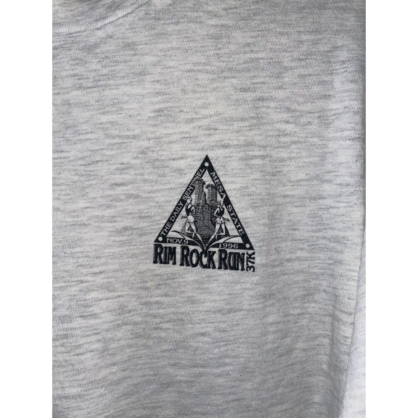 Hanes Vintage Rim Rock Run Shirt Mesa State Daily Sentinel Tee M Size US M / EU 48-50 / 2 - 3 Thumbnail