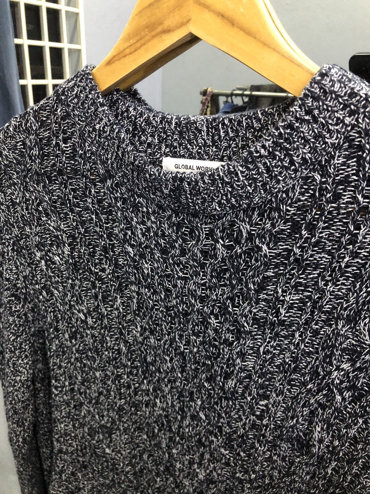 Global Work Global Work Marled Heavy Knit Midi Dress Japan Size M / US 6-8 / IT 42-44 - 4 Thumbnail