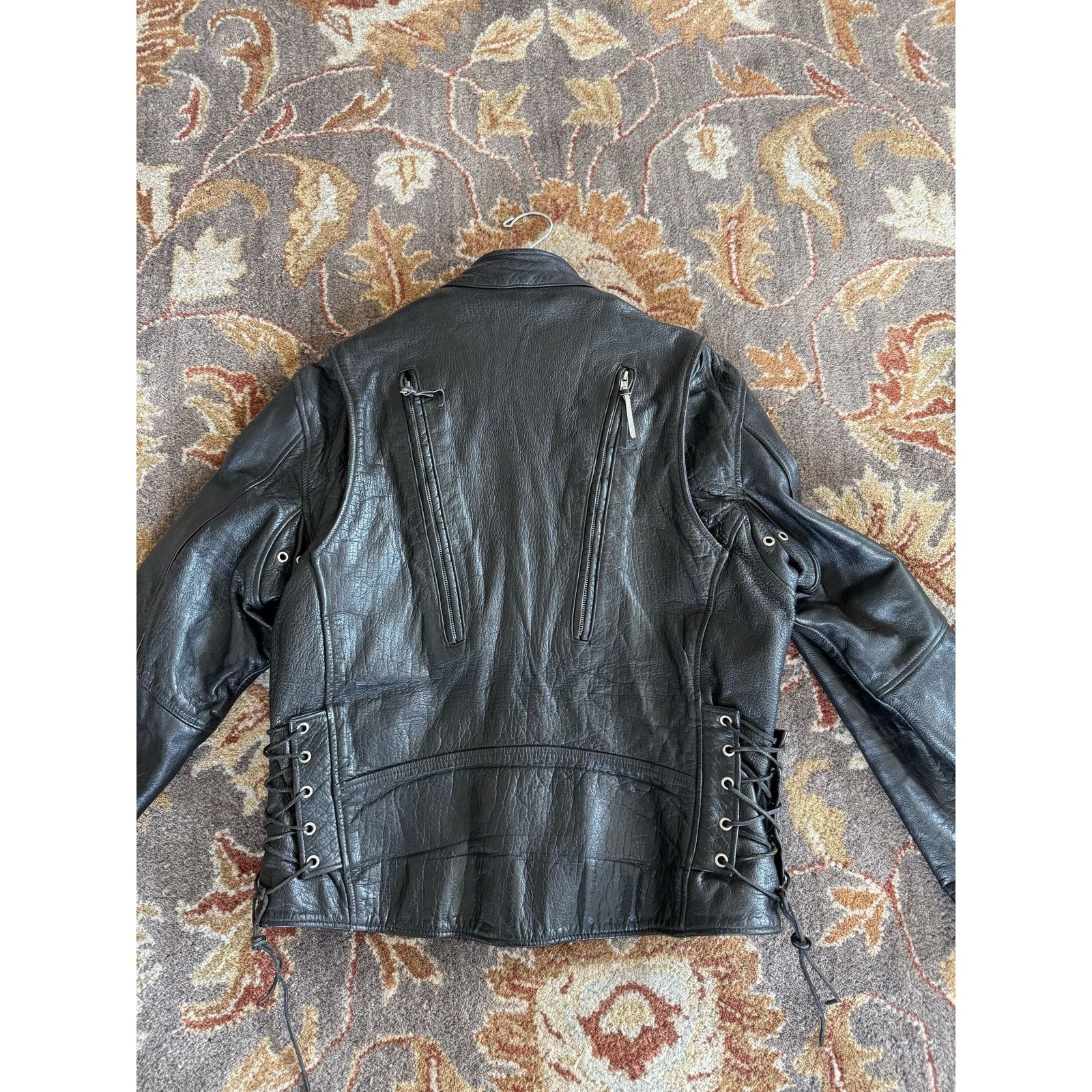 Other Vintage Bonus leather moto jacket size M rocker goth street Size M / US 6-8 / IT 42-44 - 6 Thumbnail