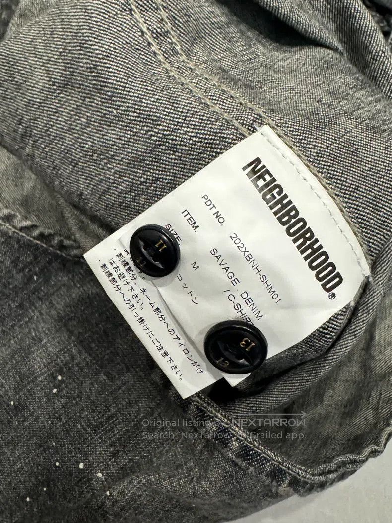 Neighborhood Neighborhood Dragon Embroidered Denim Shirt Size US M / EU 48-50 / 2 - 3 Thumbnail