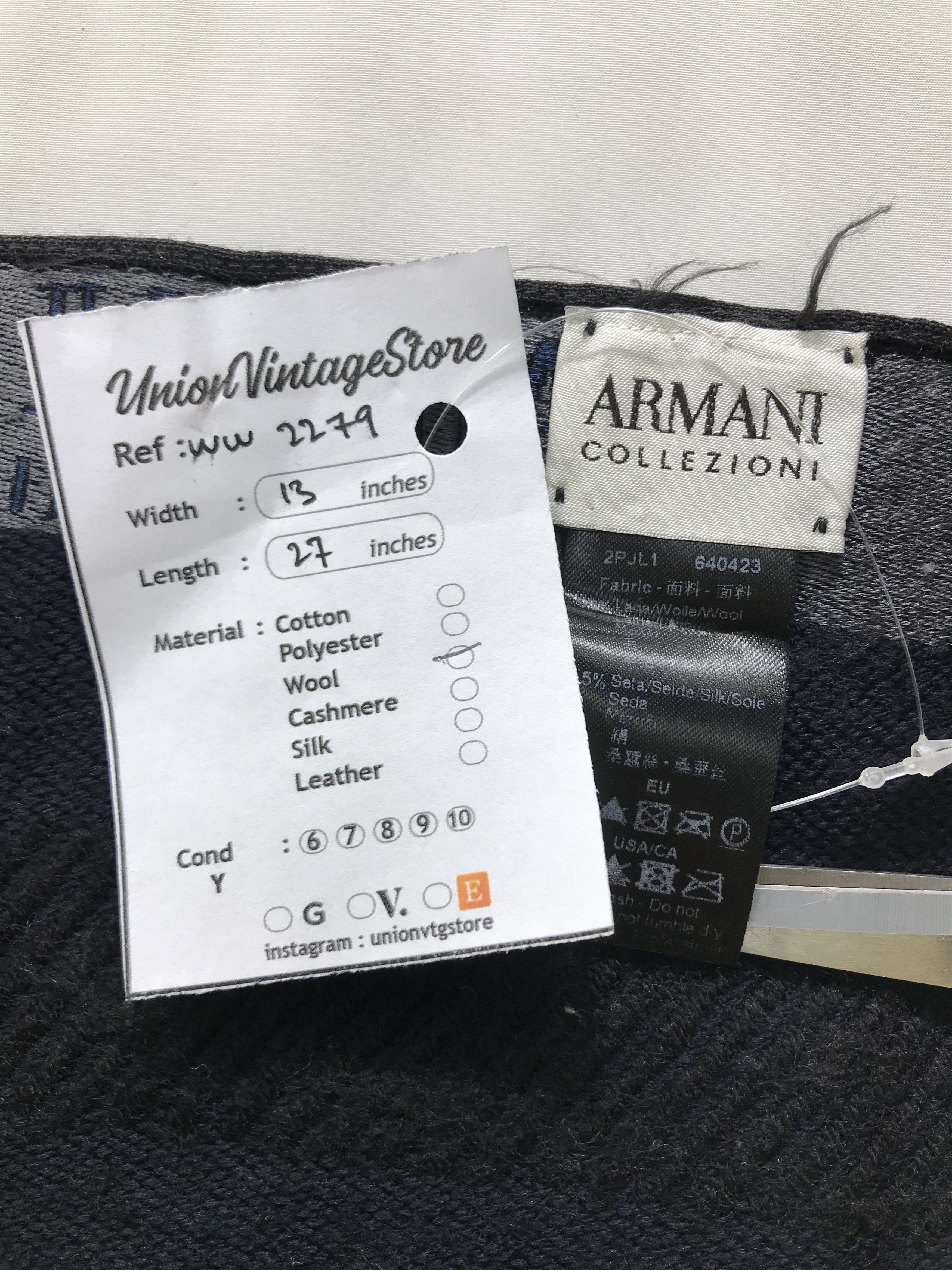Armani Collezioni Armani Collezioni Scarf / Muffler / Neckwear - WW2279 Size ONE SIZE - 5 Thumbnail
