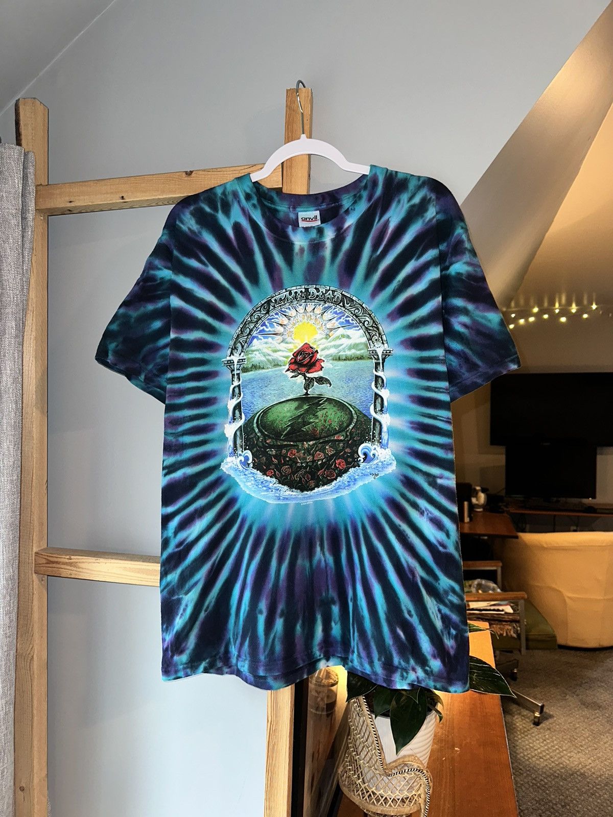 T-shirt Vintage Grateful Dead Taille 3XL Noir - Coton - Occasion Très Bon état - Thème Musique