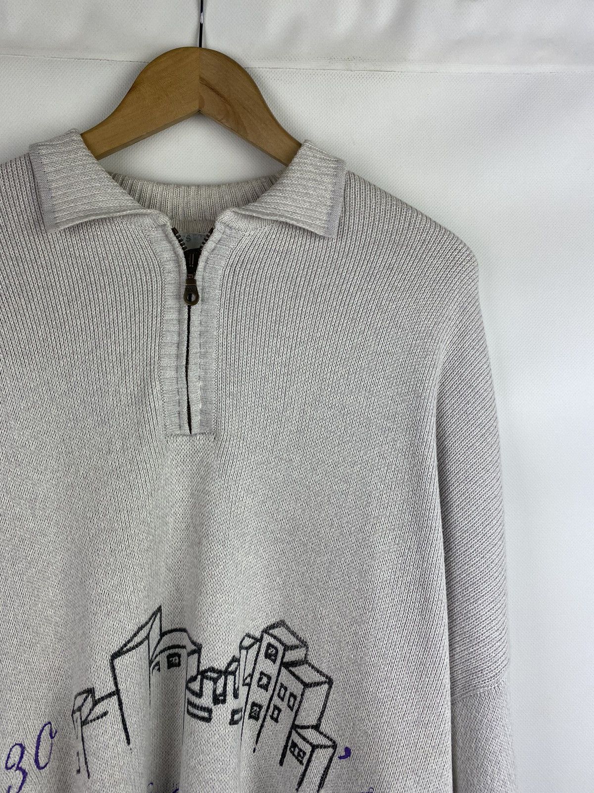 Adidas Rare Adidas Vintage Chicago 30’s men’s sweater pullover Size US XXL / EU 58 / 5 - 5 Thumbnail