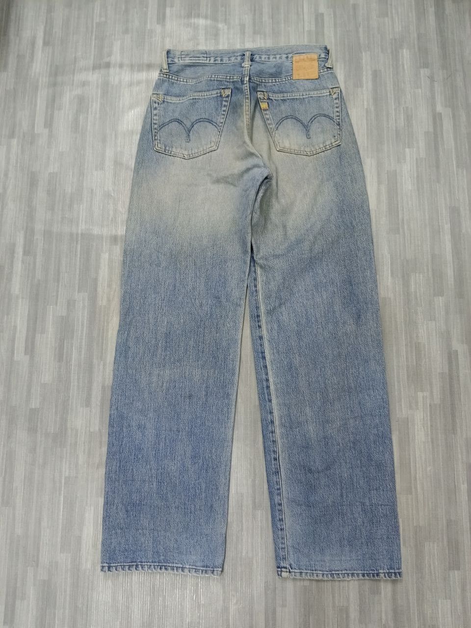 Vintage SICK DISTRESSED FADE SELVEDGE FIGTHING ELEPHANT DENIM PANTS Size US 29 - 3 Thumbnail