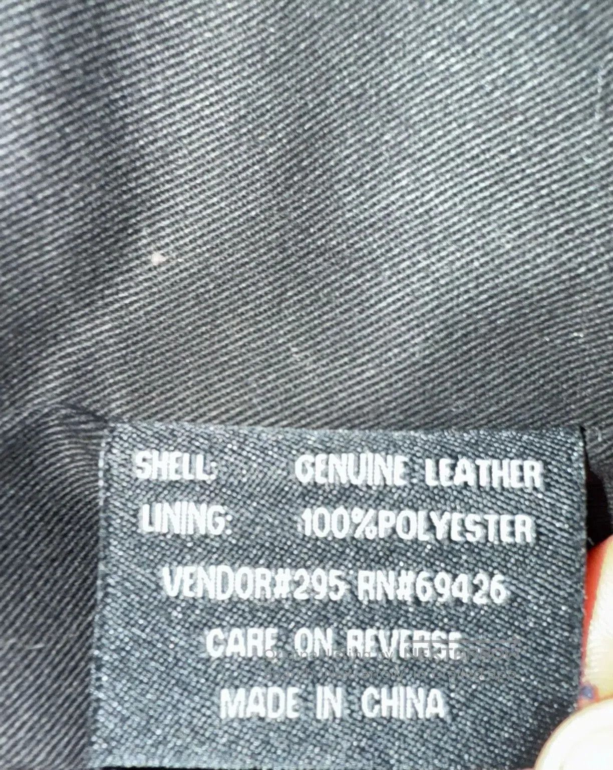 VINNY's Vintage Double-Breasted Leather Coat. Size US XXL / EU 58 / 5 - 6 Thumbnail