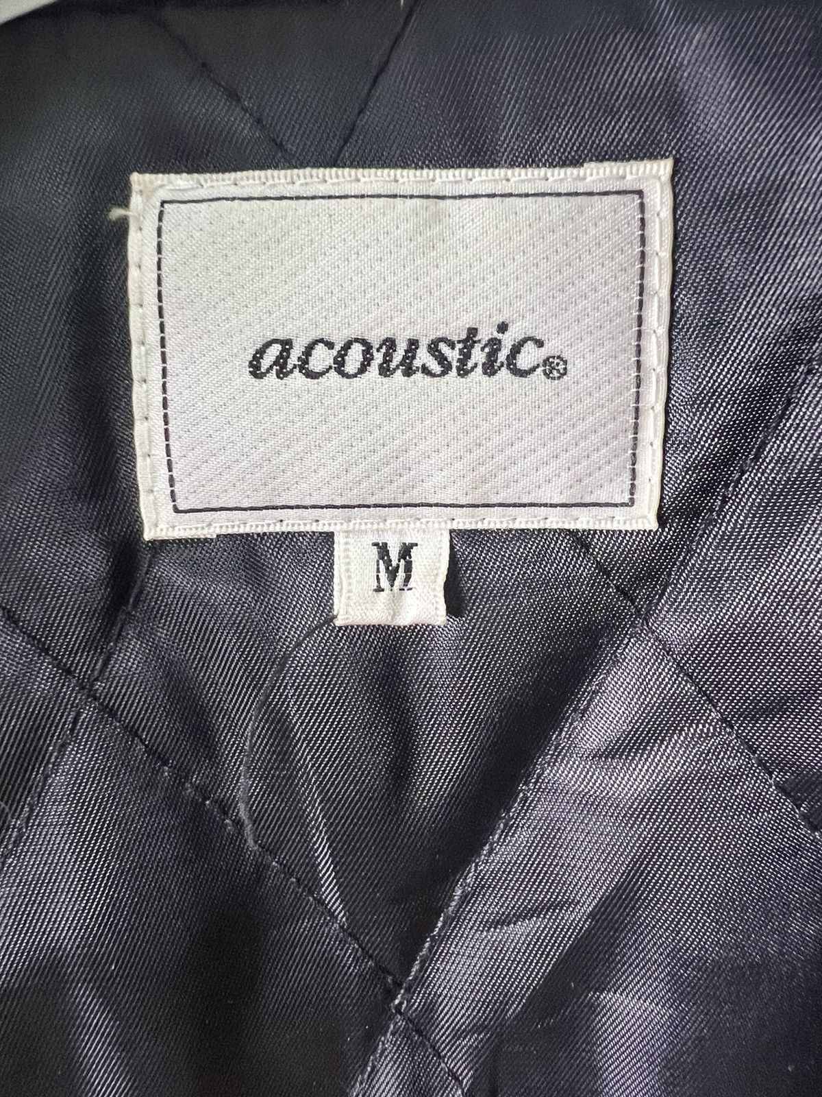 Other ⚡️ ACOUSTIC VINTAGE DISTRESSED VARSITY LEATHER JACKET - M Size US M / EU 48-50 / 2 - 10 Thumbnail