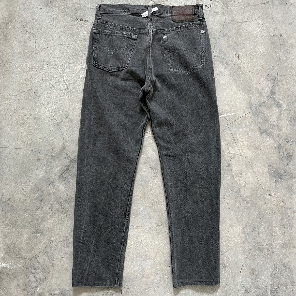 Levi's Vintage Clothing 90s Levi’s 501 Fade Black Sonic Lab Rebuild Slim Jeans Size US 30 / EU 46 - 11 Thumbnail