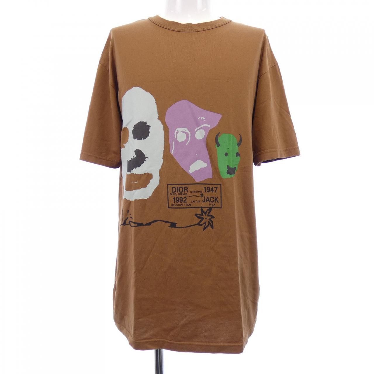 Dior Dior Dior CACTUS JACK Cotton T Shirt Textile T-Shirts 283J641B0677 DUTY FREE for USA Size ONE SIZE - 1 Thumbnail