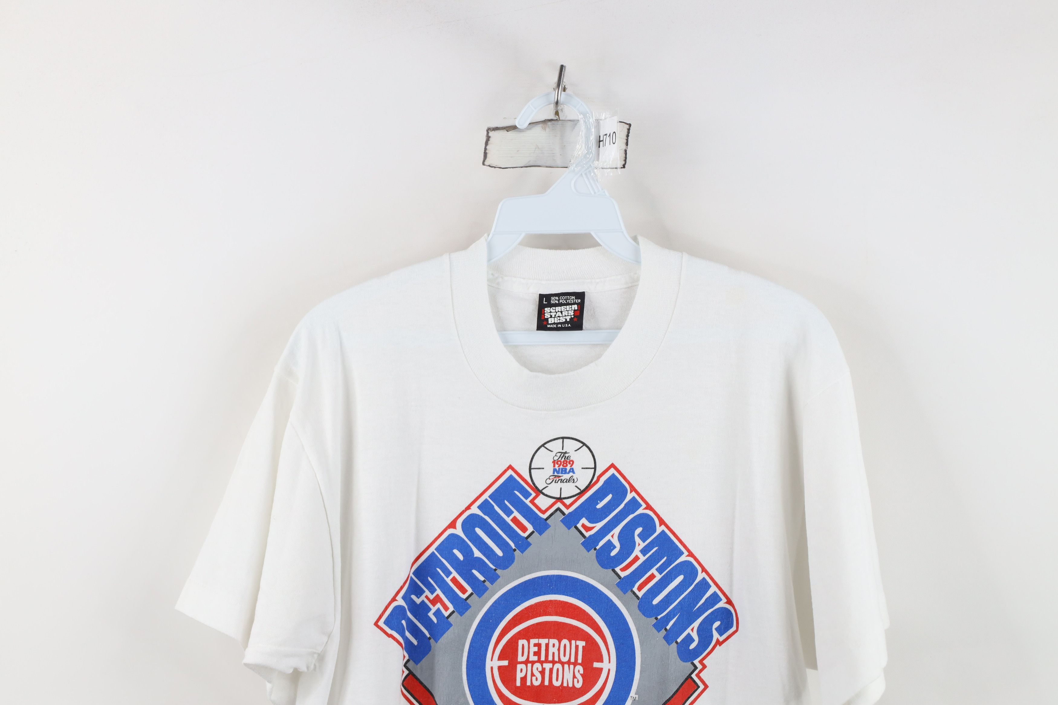 Vintage Vintage 80s Champs Pistons Basketball Bad Boys T-Shirt USA Size US L / EU 52-54 / 3 - 2 Thumbnail