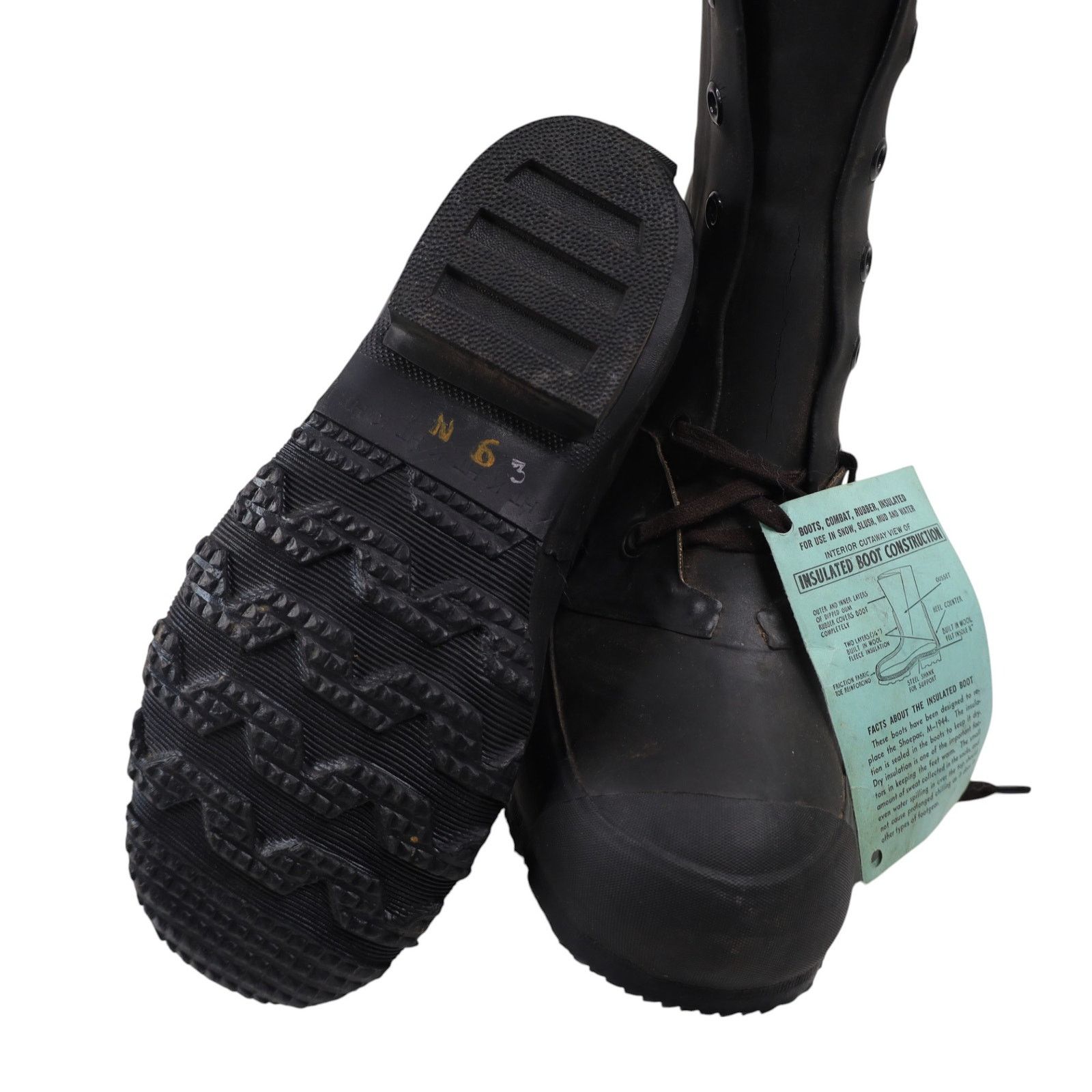 Vintage NWT Vintage Military QMC Hood Rubber Cold Weather Boots Size US 9 / EU 42 - 9 Thumbnail