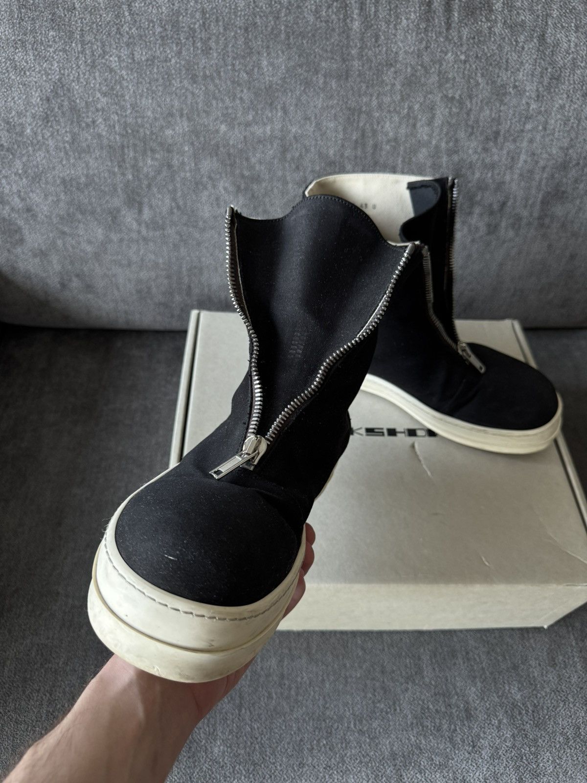 Rick Owens Drkshdw Rick Owens Zip Front Boots Avantgarde Sneakers Mens Size US 10.5 / EU 43-44 - 7 Thumbnail