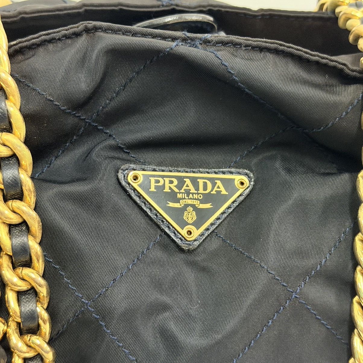 Prada Prada Nylon Large Shoulder Chain Bag Size ONE SIZE - 5 Thumbnail