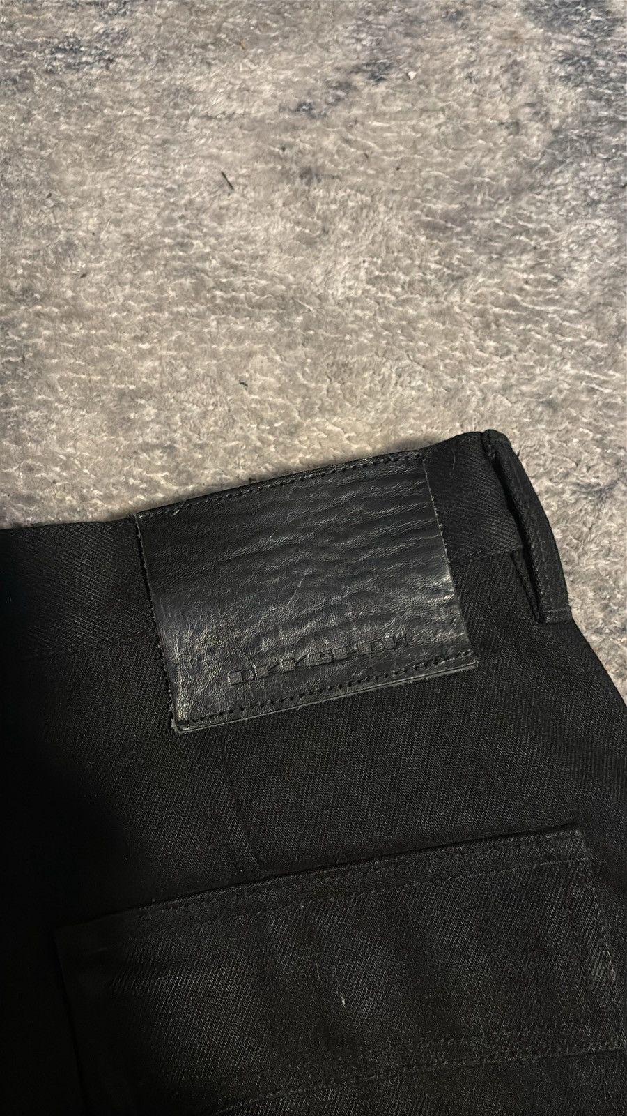 Rick Owens Drkshdw Rick Owens FW23 'Luxor' Japanese Geth Baggy Cargo Jeans Size US 29 - 10 Thumbnail