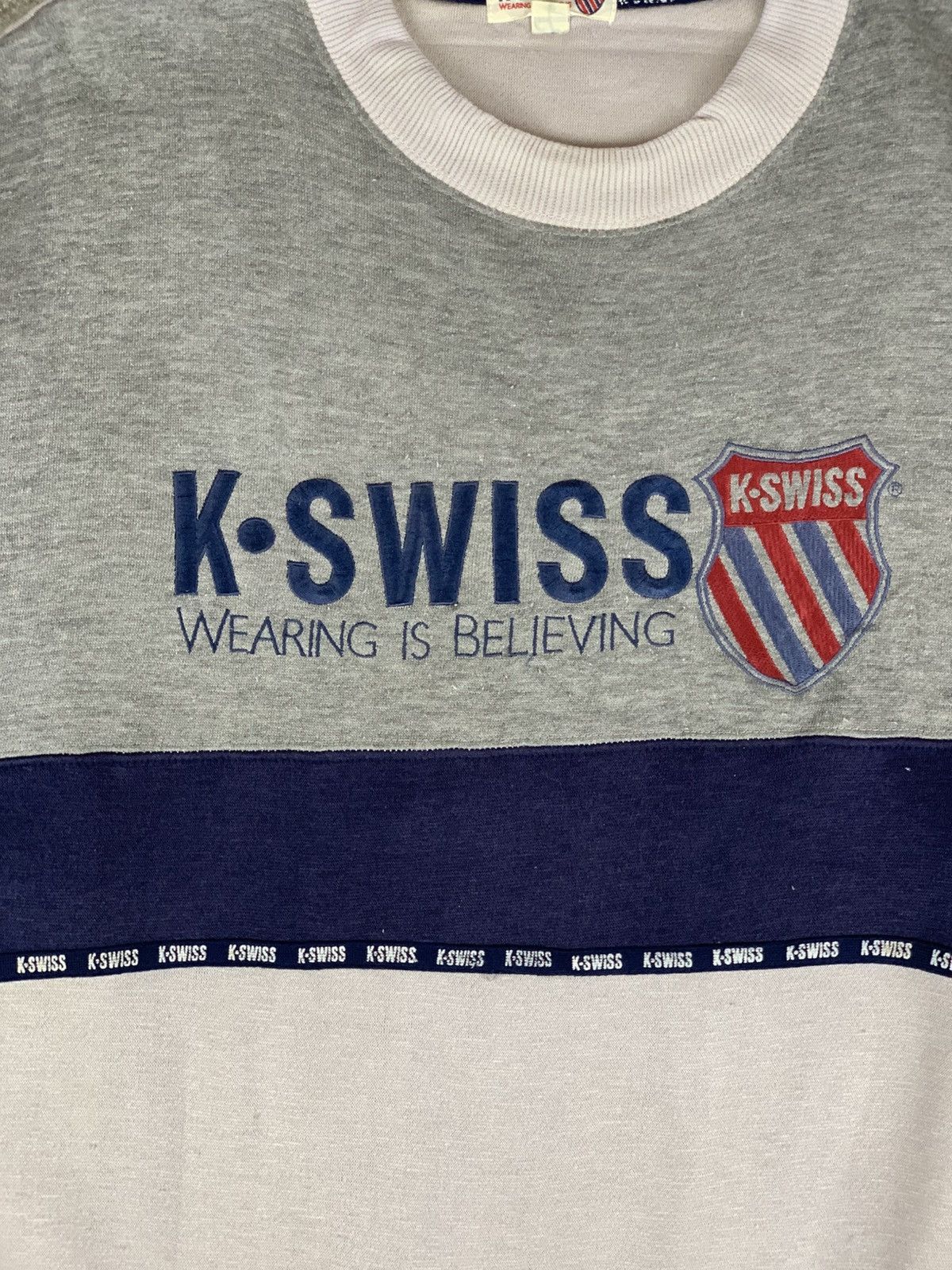 K-Swiss × Vintage K Swiss Sweatshirt Size US M / EU 48-50 / 2 - 4 Thumbnail