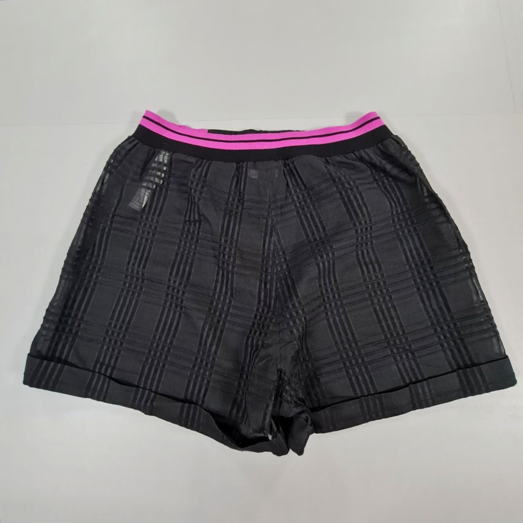 La Perla La Perla Womens Shorts Black 10 UK Sheer Cotton Lightweight Sleep Shorts Womens, 100% Cotton, Black, Lightweight, Short, 10 UK Size 32" / US 10 / IT 46 - 6 Thumbnail