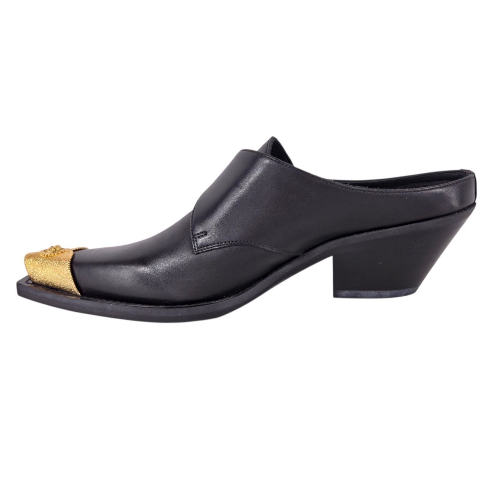 Versace Versace Medusa Western Mules US 10.5 EU 40.5 Womens Black Size US 10.5 / IT 40.5 - 7 Thumbnail