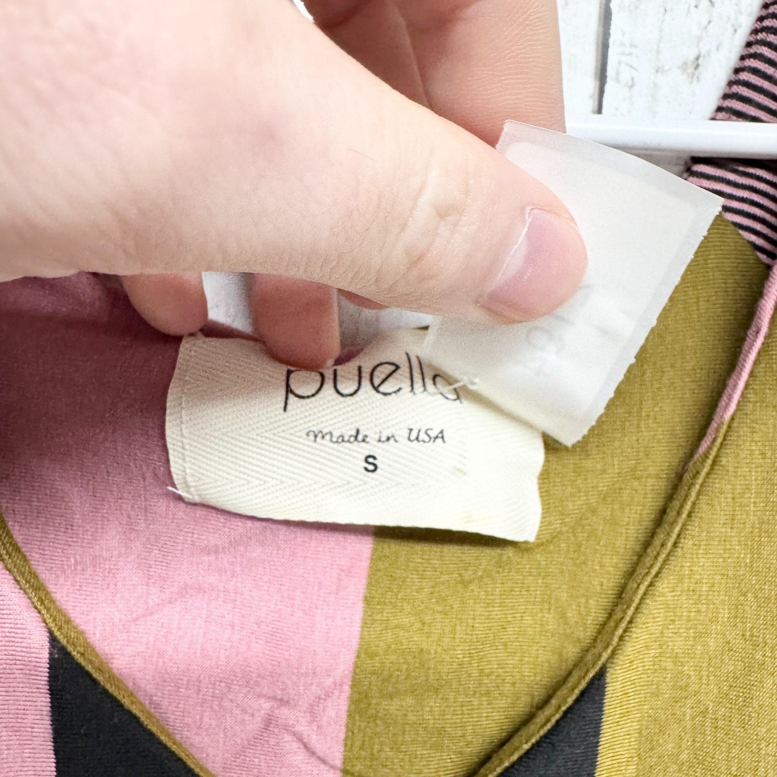 Other Puella Dress Size Small V-Neck Sleeveless Mini Tank Stripe Size S / US 4 / IT 40 - 4 Thumbnail