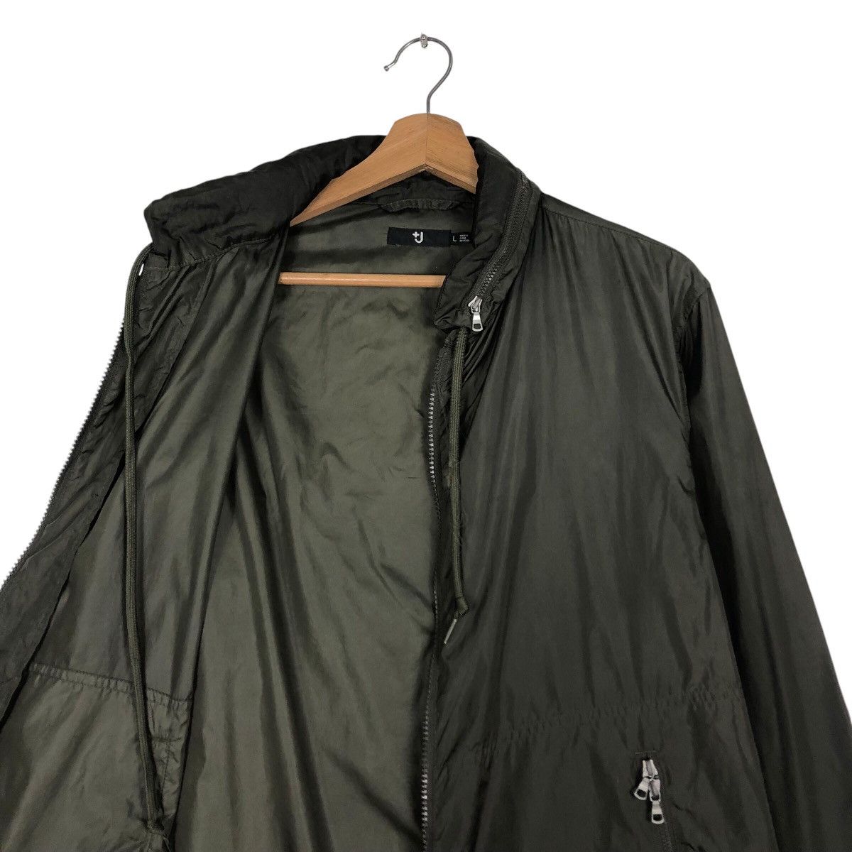 Jil Sander 📌Military Design Biker Zipper Jacket J+ Jil Sander Size US L / EU 52-54 / 3 - 13 Thumbnail