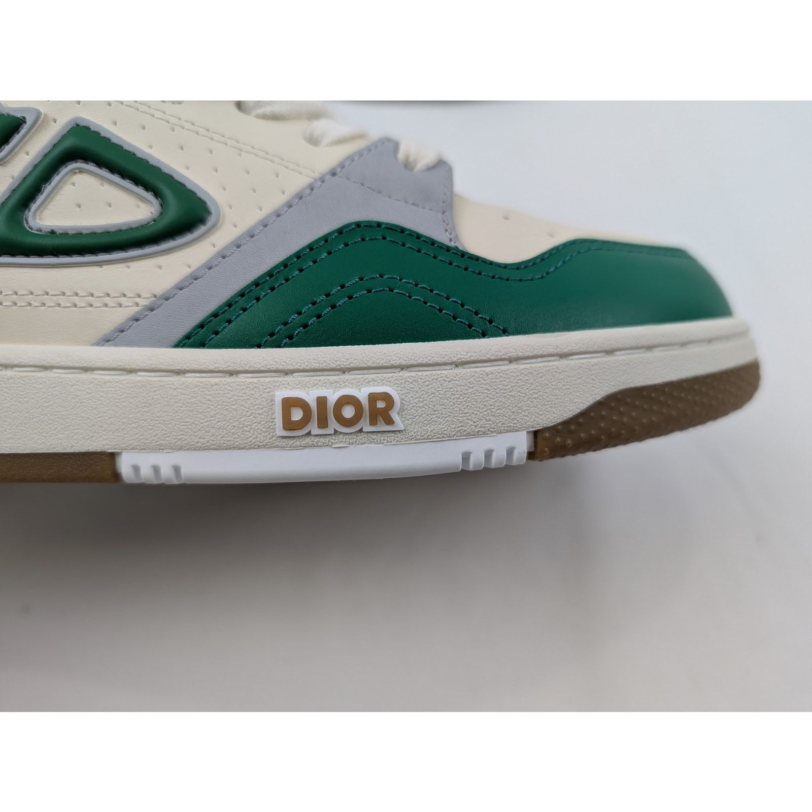 Dior o1rshd1 M-B57 LT Calf Sneakers in Grey/Green Size US 8 / EU 41 - 17 Thumbnail
