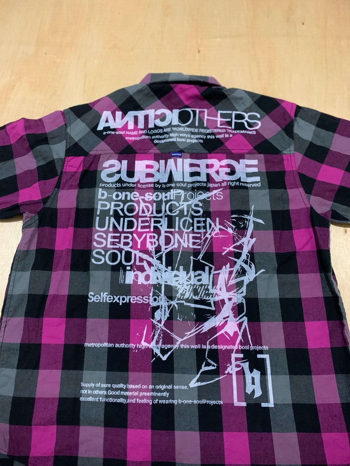 Japanese Brand Y2k B one soul projects ifsixwasnine Punk style shirt Size US L / EU 52-54 / 3 - 2 Thumbnail