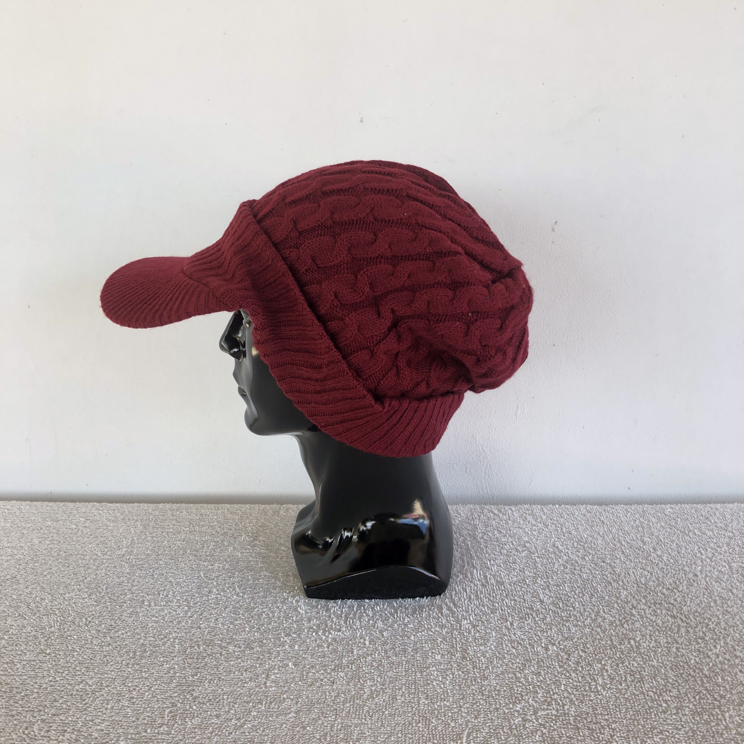 Japanese Brand Vintage Aran Isle Knitted Hats Beanie Snow Caps Size ONE SIZE - 4 Thumbnail