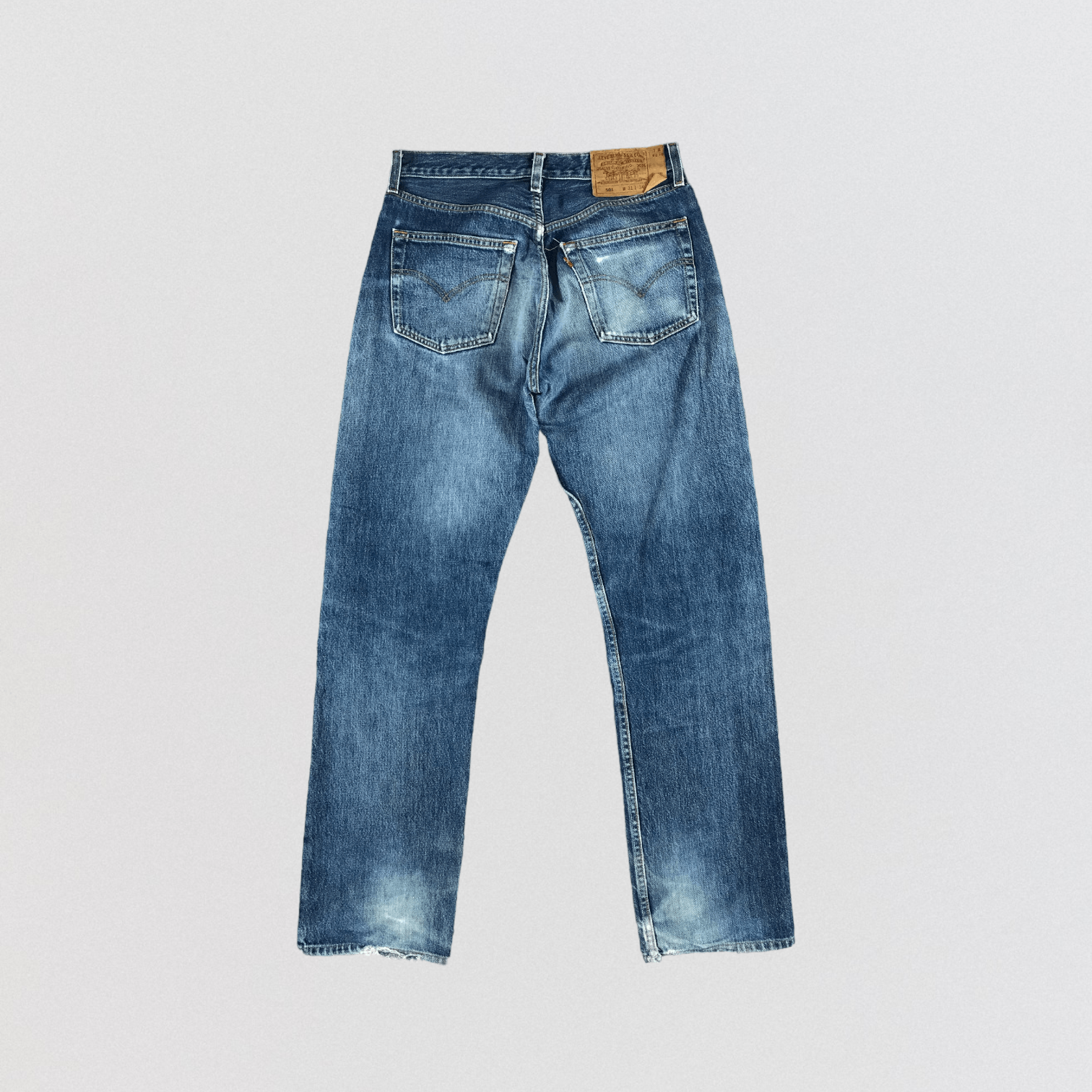 Levi's 90s Vintage Blue Wash Levis 501 Jeans-JM2853 Size US 31 - 2 Thumbnail